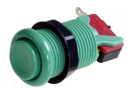 Boton con Micro Switch para videouegos VERDE