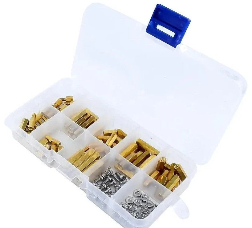 Kit De 120 Separadores Y Tornillos M3 De Laton Hexagonal