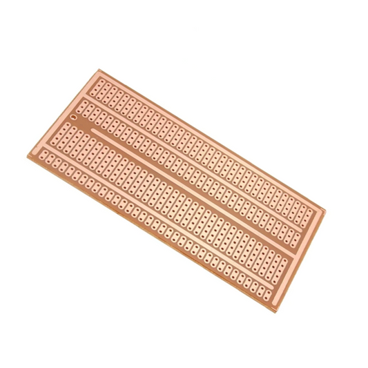 Baquelica placa fenolica PERFORADA  5x10 cm