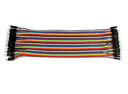 Cable Dupont 20cm MACHO-MACHO 40pzas