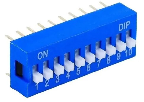 Dip Switch 10 Posiciones