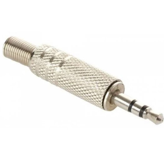 Conector Jack stereo 3.5 mm metalico
