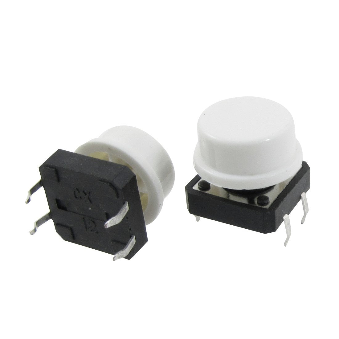 Push Button 4 Pines 12x12mm BLANCO