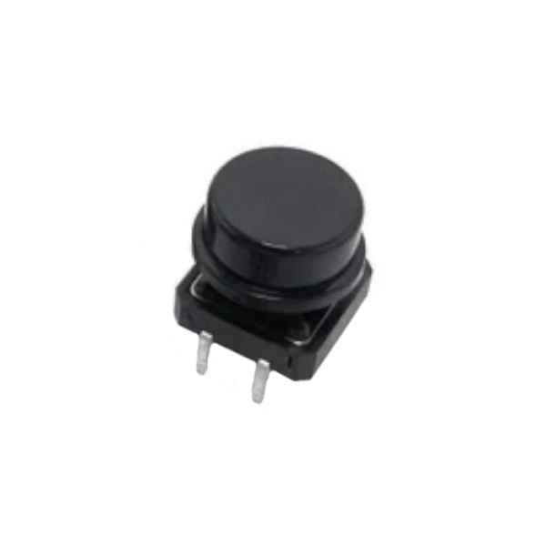 Push Button 4 Pines 12x12mm NEGRO